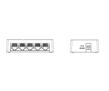 Dahua PFS3005-5GT-L-V2, Ethernet Switch, 5 Portů, Desktop, Gigabit