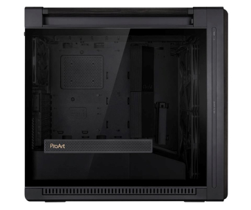 ASUS case PROART PA602 WOOD TG PWM BLACK, Mid Tower, průhledná bočnice, černá