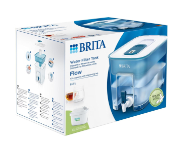 Brita Flow XXL Maxtra PRO, 8.2 l, aktivní uhlí , kohoutek, BPA-free