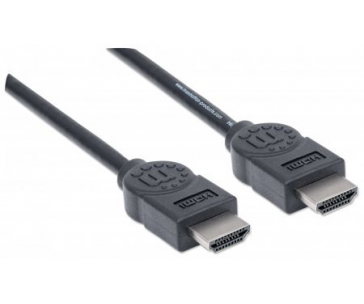 MANHATTAN kabel High Speed HDMI 4K, 3D, Male to Male, stíněný, černý, 5m