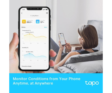 TP-Link Tapo T315 chytrý monitor teploty a vlhkosti s 2,7" LCD displejem