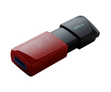 Kingston Flash Disk 128GB USB3.2 Gen 1 DataTraveler Exodia M (Black + Red)