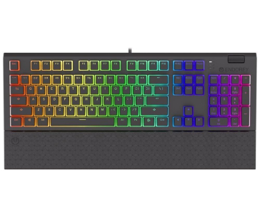 Endorfy herní klávesnice Omnis Pudd.Kaihl BL RGB /USB/ blue switch / drátová / mechanická / US layout / černá RGB