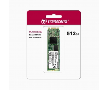 TRANSCEND SSD MTS830S 512GB, M.2 2280, SATA III 6Gb/s, TLC, bulk