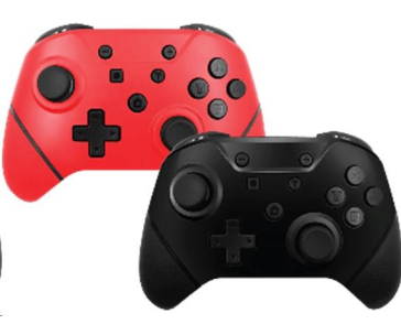 Armor3 NuChamp Wireless Controller Pack for Nintendo Switch (2in1) (Black, Red)