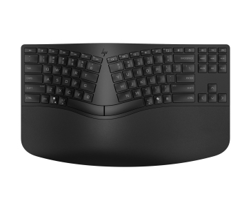 HP 960 Black Ergonomic Wireless Keyboard - bezdrátová ergonomická klávesnice CZ/SK