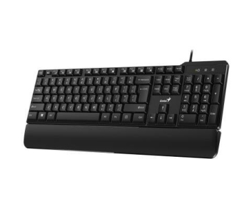 GENIUS klávesnice KB-100XP, Drátová, Ergo předložka, USB, CZ+SK layout