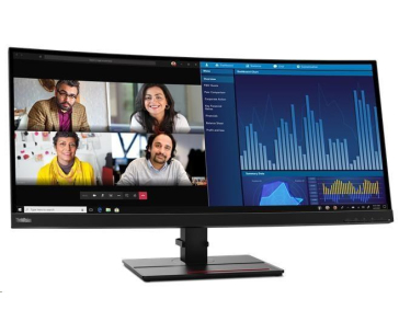 LENOVO LCD P34w-20 - 34.14",IPS,matný,21:9,3440x1440,178/178,4ms,300cd/m2,1000:1,DP,HDMI,RJ45,USB,VESA,Pivot