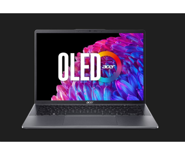 Acer NTB Swift Go 14 (SFG14-63-R2QA), Ryzen7 8845HS,14," 2880x1800,32GB,1TB SSD,RadeonGraphic,W11H,Steel Gray