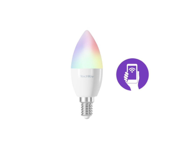 TechToy Smart Bulb RGB 6W E14 ZigBee - polepeno