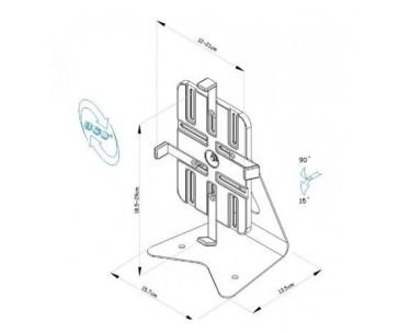 Reflecta TABULA Desk stojánek na tablet