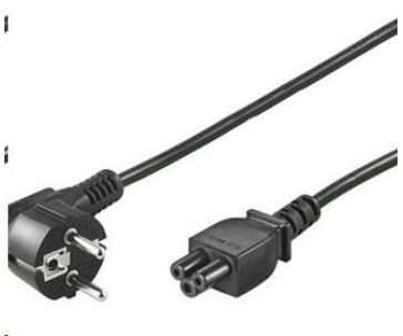 PREMIUMCORD Kabel napájecí 230V pro NTB (3pin, Schuko, trojlístek) 2m