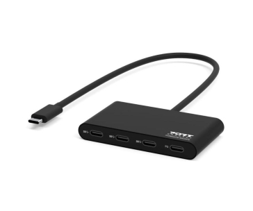 PORT hub USB-C s porty 3x USB-C 3.1 + 1x USB-C 100 W PD