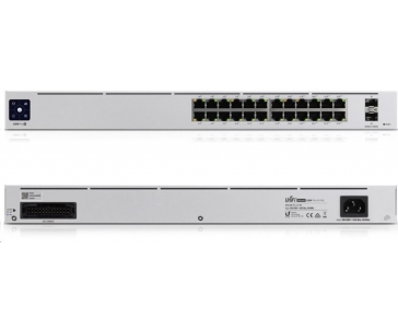 UBNT UniFi Switch USW-Pro-24-POE Gen2 [24xGigabit, 400W PoE+ 802.3at/af/bt, 2xSFP+, 88Gbps]