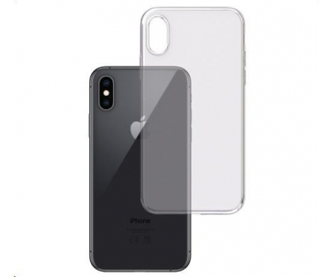 3mk Clear Case pro Apple iPhone Xs Max, čirá