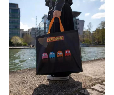 Konix Pac-Man Black Shopping Bag