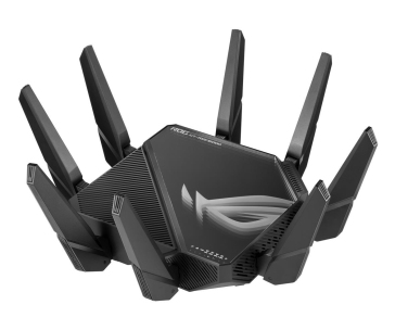 ASUS ROG Rapture GT-AX16000 (AXE16000) WiFi 6E Extendable Gaming Router, 10G & 2.5G porty, Aimesh, 4G/5G