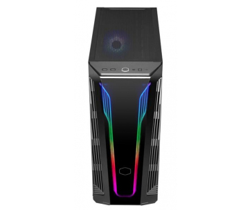 Cooler Master case MasterBox 540, Mid Tower, ATX, USB3.2, USB-C, bez zdroje, průhledná bočnice, černá