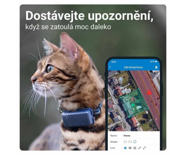 Tractive GPS CAT Mini – sledování polohy a aktivity pro kočky - tmavě modrý