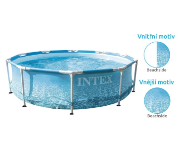 Intex bazén Florida 3,05x0,76 m bez příslušenství - motiv BEACHSIDE