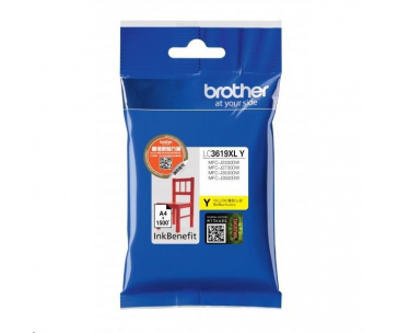 BROTHER INK LC-3619XLY žlutý, yellow - 1300stran, J2330, J3530, J3930