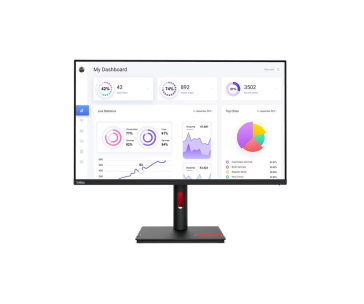 LENOVO LCD T32p-30 - 31.5",IPS,16:9,3840x2160,350cdm,1000:1,4ms/6ms,RJ45,HDMI,DP,USB-C,VESA,Pivot