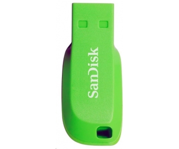 SanDisk Flash Disk 32GB Cruzer Blade, USB 2.0, zelená