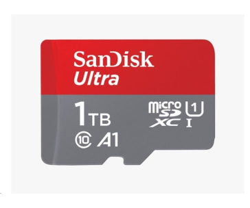 SanDisk Micro SDXC karta 1TB Ultra (150 MB/s, A1 Class 10 UHS-I) + adaptér