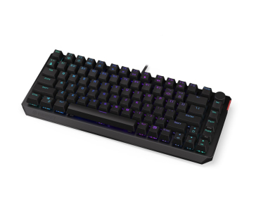 Endorfy herní klávesnice Thock 75% Red/ drátová / USB / red switch / mechanická / US layout / černá RGB