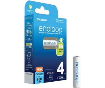 PANASONIC HR03 AAA 4MCCE/4BE ENELOOP N, 800 mAh (Blistr 4ks)