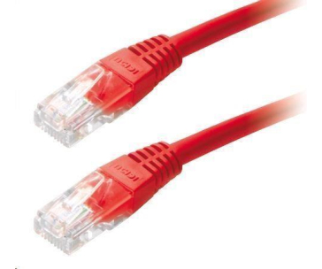 XtendLan patch kabel Cat5E, UTP - 5m, červený