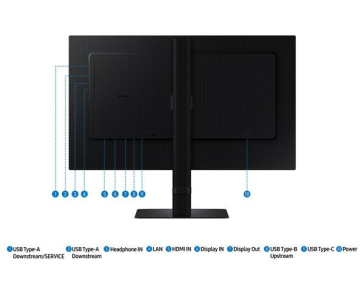 SAMSUNG MT LED LCD 24" ViewFinity S6 (S60UD) QHD, USB-C