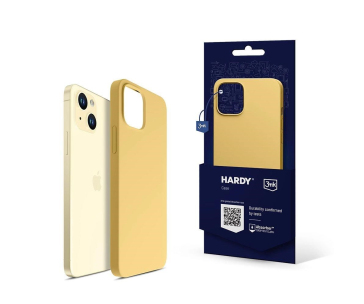 3mk Hardy Silicone MagCase pro Apple iPhone 15, Yellow