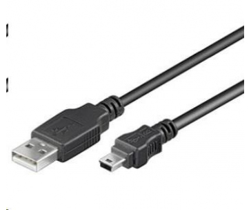 PremiumCord Kabel USB 2.0, A-B mini, 5pinů, 2m