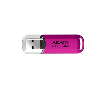 ADATA Flash Disk 64GB C906, USB 2.0, růžová