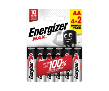 Energizer LR6/6 Max AA 6 pack