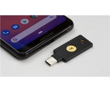 YubiKey 5C NFC - USB-C, klíč/token s vícefaktorovou autentizaci (NFC), podpora OpenPGP a Smart Card (2FA)