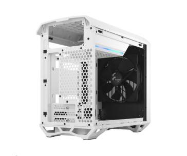 FRACTAL DESIGN skříň Torrent Nano White TG Clear Tint, USB 3.1 Type-C, 2x USB 3.0, bez zdroje, mITX