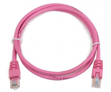 GEMBIRD kabel patchcord Cat5e UTP 0,5m, růžový