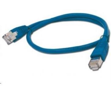 GEMBIRD kabel patchcord CAT6 stíněný FTP 1m, modrý