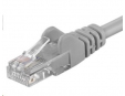 PremiumCord Patch kabel UTP RJ45-RJ45 CAT6 10m šedá