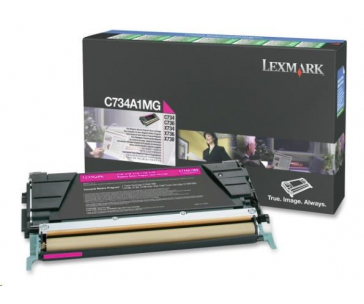 LEXMARK toner MAGENTA C734, C736, X734, X736, X738 na 6000 stran