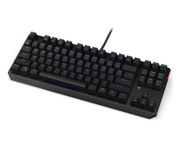 Endorfy herní klávesnice Thock TKL Red / drátová / USB / red switch / mechanická / CZ layout / černá RGB