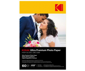 KODAK Ultra Premium Photo RC Gloss (280g/m2) 10x15 (A6) 60 listů