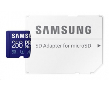 Samsung micro SDXC karta 256GB PRO Plus + SD adaptér