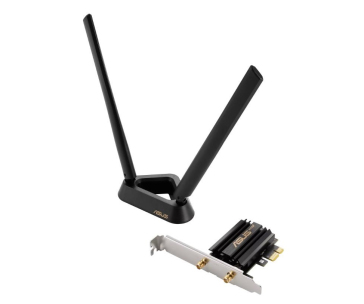 ASUS PCE-AXE59BT Wireless AXE5400 PCIe Wi-Fi 6E Adapter Card, Bluetooth 5.2