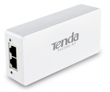 Tenda PoE30G-AT Gigabit Ethernet Power Injector, 30W, 802.3at, 802.3af,48V,PD Autodet.