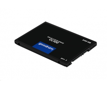 GOODRAM SSD CL100 Gen.3 240GB SATA III 7mm, 2,5" (R: 520MB/s; W 400MB/s)