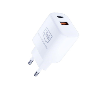 3mk síťová nabíječka - Hyper Charger 20W, bílá