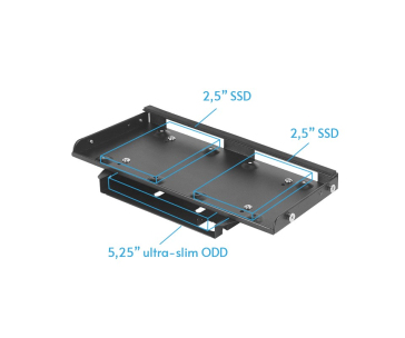 CHIEFTEC skříň Pro Cube Mini CN-01B-OP, ITX, Black, bez zdroje